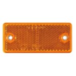 Amber reflector | 90 x 40mm. schroefbevestiging | VRF-501A-DOB-034 Z-VRF-501A