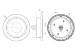 chrome 12-24v 1m. kabel inbouw-FT-314 LED CHROME-VMR-4900-2