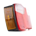 LED Trailerlamp links met markeerlicht 12-24v kabelingang | VC-7101-3192.4000054-VC-7101-4