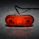 LED markeringslicht rood | 12-24v | 50cm. kabel | MV-1400R-FT-020 C LED-MV-1400R-4