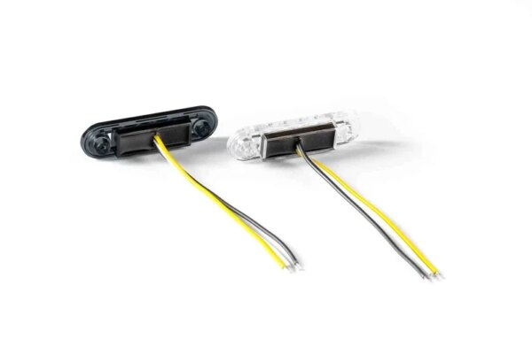 LED markeringslicht dual color wit-amber 12-24v 0