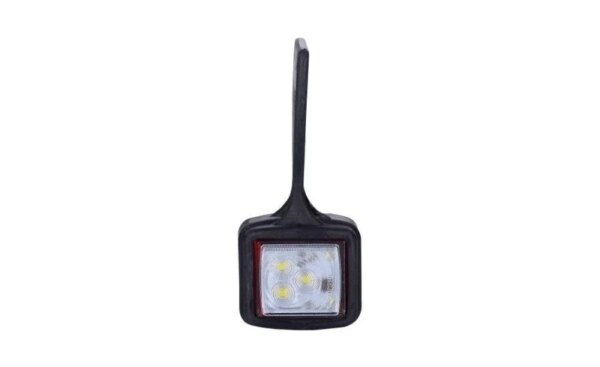LED breedtelamp rechts rood-wit 12-24v 50cm kabel | MB-4602RW-LD 430/P-MB-4602RW