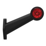 Rechts | LED breedtelamp | schuine steel | 12-36v | 20cm. kabel | M10BV-502RW-FT-009 E LED (NO SET ONLY RIGHT VERSION)-M10BV-502RW-3