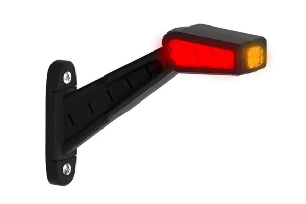 Rechts | LED breedtelamp | 12-36v | 30cm. kabel | rood-wit-amber | MB-1462RWA-FT-146 P LED-MB-1462RWA