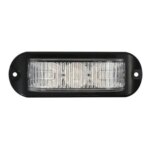 LED flitser 3 LED's | Rood 180 graden | 10-30v | LED3DVR180-LED3DVR180-LED3DVR180-2