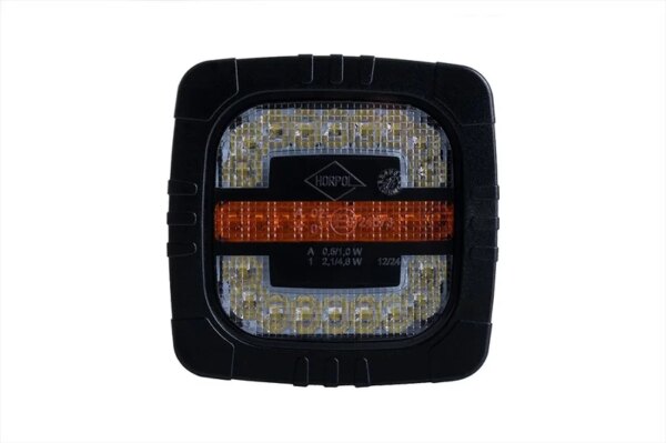 LED Front positielicht & knipperlicht 12/24v 1m. Kabel-LZD 2799-VC-4220