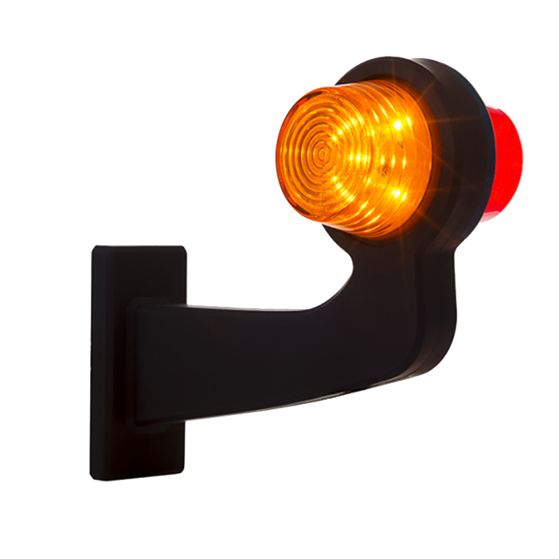 rechts | LED pendellamp | haakse steel | heldere lens | 12-24v | MB-1012RA-LD 2621-MB-1012RA