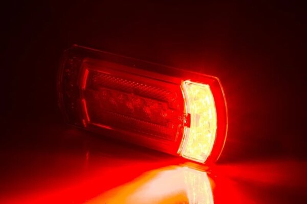 LED neon achterlicht incl. mist 12v 1m. Kabel horizontaal+verticaal Montage