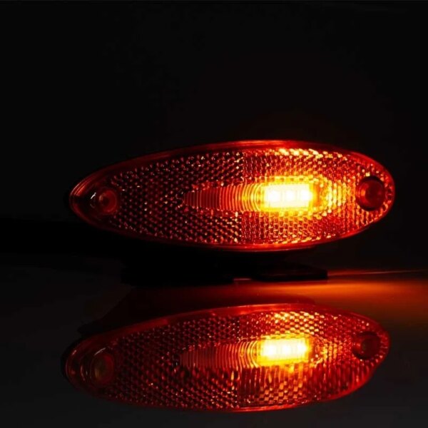 LED markeringslicht amber | 12-36v | 50cm. kabel | MV-1900A-FT-076 Z LED-MV-1900A-2