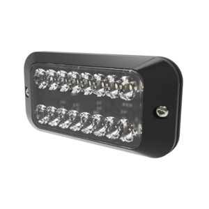 LED flitser | R65 | amber + wit (split) 8-LED | 12-24v | ED3789AC-ED3789AC-ED3789AC