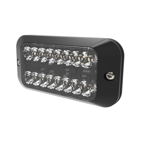 LED flitser | R65 | amber + wit (split) 8-LED | 12-24v | ED3789AC-ED3789AC-ED3789AC