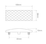 LED markeringslicht amber | 12-24v | 35cm. kabel | EU38AM-EU38AM-EU38AM-4