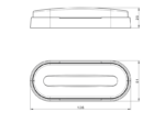LED markeringslicht amber | 12-24v | 1