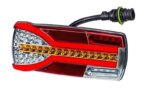 Links | LED achterlicht dynamisch knipperlicht en kentekenlicht | 12-24v | 7-PIN | V14C7-911B7-LZD 2304-V14C7-911B7-4
