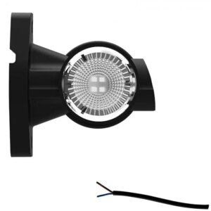 Links | LED breedtelamp | korte steel | 12-24v | 20cm. kabel | M10BV-901RWA-FT-140 A L LED-M10BV-901RWA