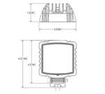 LED werklamp | spot | 15W | 600 lumen | 12-24v | 20cm. kabel | EW2470-EW2470-EW2470-2