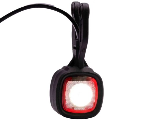 LED breedtelamp compact | 12-24v | IP69K | rood-wit | MB-2500RW-FT-141 LED-MB-2500RW-5