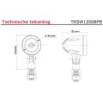 LED werklamp | klein | 20cm. kabel | TRSW12008FB--TRSW12008FB-7