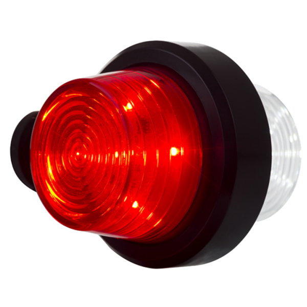 LED pendellamp | korte steel | heldere lens | 12-24v | MB-1010RW-LD 2588-MB-1010RW