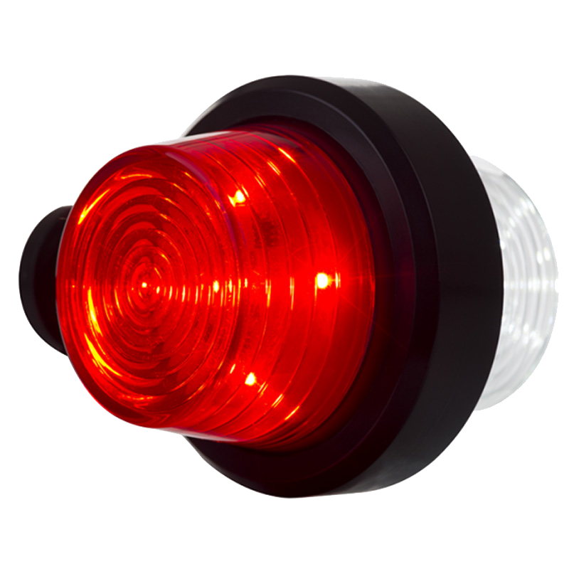 LED pendellamp | korte steel | heldere lens | 12-24v | MB-1010RW-LD 2588-MB-1010RW