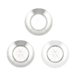 LED interieurverlichting | chroom | melkglas | 12v | koud wit licht | 7524 OPAQUE-7524 OPAQUE-7524 OPAQUE-4