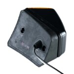 LED Volvo toplamp amber rechts-schuine voet 24v | MV-7102A--MV-7102A-4