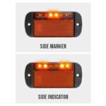 LED knipperlicht met markeringslicht cat.5 | 12-24v | 55cm. kabel | 44AMEC5-44AMEC5-44AMEC5-2