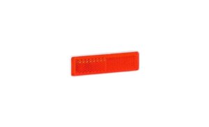 Reflector rood 19x69mm plakmontage (enkel per 20 stuks) | UO 089-UO 089-UO 089