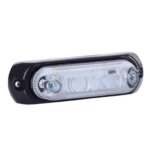 LED markeringslicht wit met beugel | 12-24v | 50cm. kabel | MV-4090W-LD 377-MV-4090W