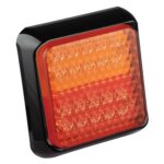 LED achterlicht met zwarte rand | 12-24v | 40cm. kabel | 100BSTIME-100BSTIME-100BSTIME