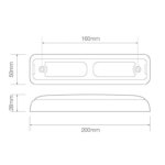 LED achterlicht slimline | 12-24v | 40cm. kabel | 200BSTIME-200BSTIME-200BSTIME-2