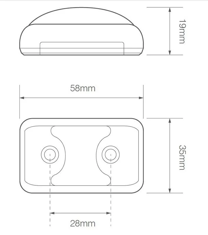 LED zij-knipperlicht amber | 12-24v | 40cm. kabel | 35AME-35AME-35AME-3 LED zij-knipperlicht amber | 12-24v | 40cm. kabel | 35AME-35AME-35AME-3