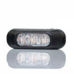 R65 LED flitser 3 LED's Rood10 - 30V | S10F3200R-FT-210 LED-S10F3200R