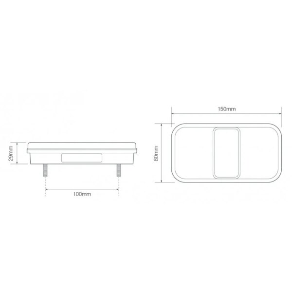 Stoplicht | achterlicht | reflector | kentekenverlichting | 12v | duo pak | 149BARLP2-149BARLP2-149BARLP2-4