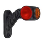 Rechts | LED breedtelamp rood-wit-amber | 12-24v | 50cm. kabel | MB-4762RWA-LD 2035-MB-4762RWA