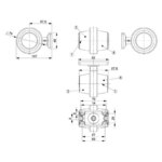 LED pendellamp korte steel | heldere lens | 12-24v | MB-1010RA-LD 2622-MB-1010RA-7