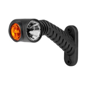 LED dark Breedtelamp links 12-24v 0.5m. kabel-LD 2175/GRAPHITE-MB-4891DRWA
