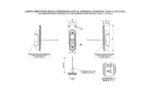LED breedtelamp links rood-wit 12-24v 50cm kabel | MB-5350RW-LD 2165-MB-5350RW-2