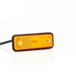LED markeringslicht amber | 12-24v | 50cm. kabel | 0.75mm² connector | MV-2910A-FT-004 Z LED QS075-MV-2910A
