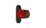 LED breedtelamp rood-wit-amber | 12-24v | 50cm. kabel | MB-4700RWA-LD 2040-MB-4700RWA
