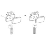 LED markeringslicht amber | 12-24v | 50cm. kabel | MV-1250A-FT-075 Z+K LED-MV-1250A-3