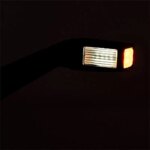 Rechts | LED breedtelamp | schuine steel | 12-36v | 30cm. kabel | MB-1452-FT-145 P LED-MB-1452-5