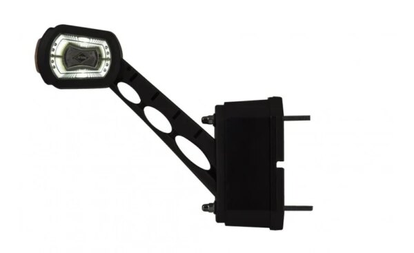 LED breedtelamp rechts met alarm rood-wit-amber 12-24v | MBA-2762RWA-LDCC 2714-MBA-2762RWA-3