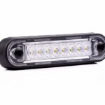 LED markeringslicht -lang wit | 12-24v | 0