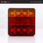 LED achterlicht compact zonder kentekenverlichting | 12v | 40cm. kabel | 101BAR-101BAR-101BAR-2