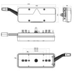 Rechts | LED Trailerlamp | dynamisch knipperlicht | 9-36v | 7-PIN+superseal+alarm | VC-1022B7SSA-FT-500-23678 LED-VC-1022B7SSA-3