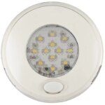 LED interieurverlichting | met schakelaar | witte behuizing | 12v | warm wit licht | 79WWR12-79WWR12-79WWR12