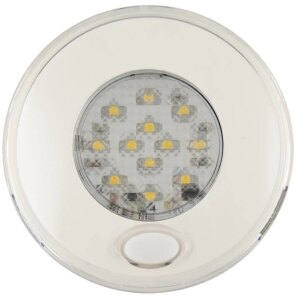 LED interieurverlichting | met schakelaar | witte behuizing | 12v | warm wit licht | 79WWR12-79WWR12-79WWR12