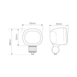 LED RED Line Werklamp | 6 watt | 10-80v | 62RP6BM-D14358-62RP6BM-9