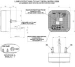 LED markeringslicht rood 12-24v 45cm kabel | MV-4200R-LD 098-MV-4200R-2